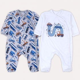 Пара Человечков для Мальчика Синие Машины